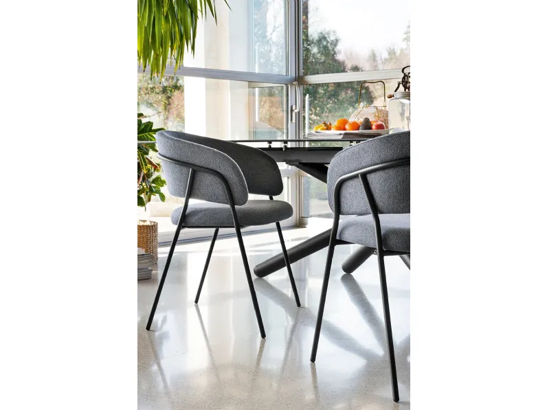 Sedia in tessuto Balia di Connubia