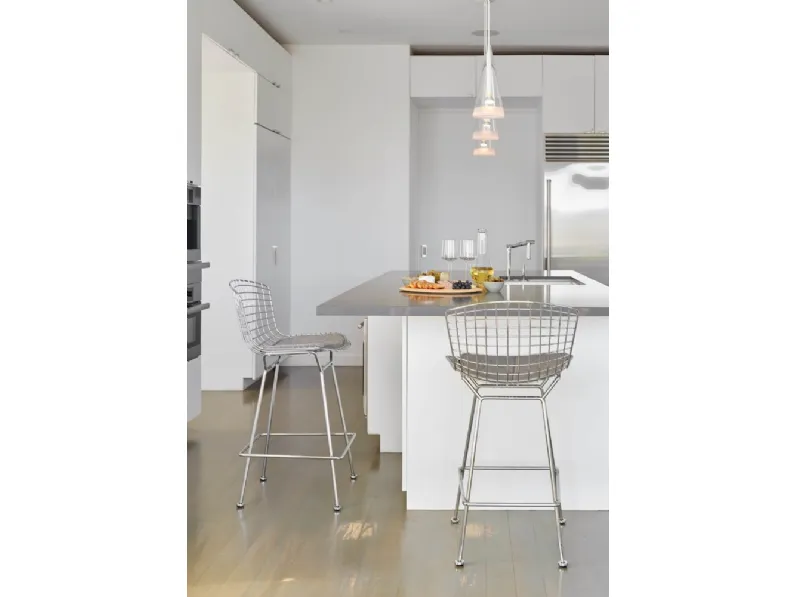 Sgabello Bertoia Stool di Knoll