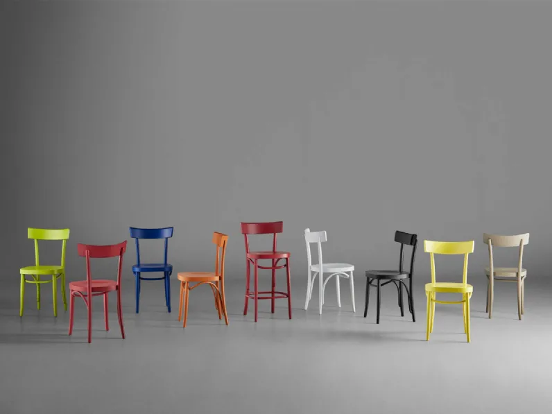 Sedia Brera in legno di faggio di Colico