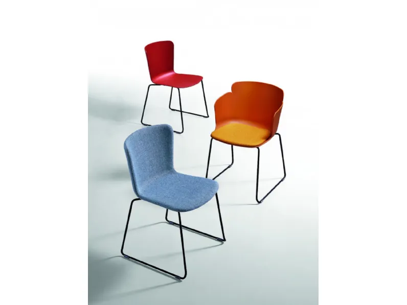 Sedia impilabile Calla S M_T di Midj