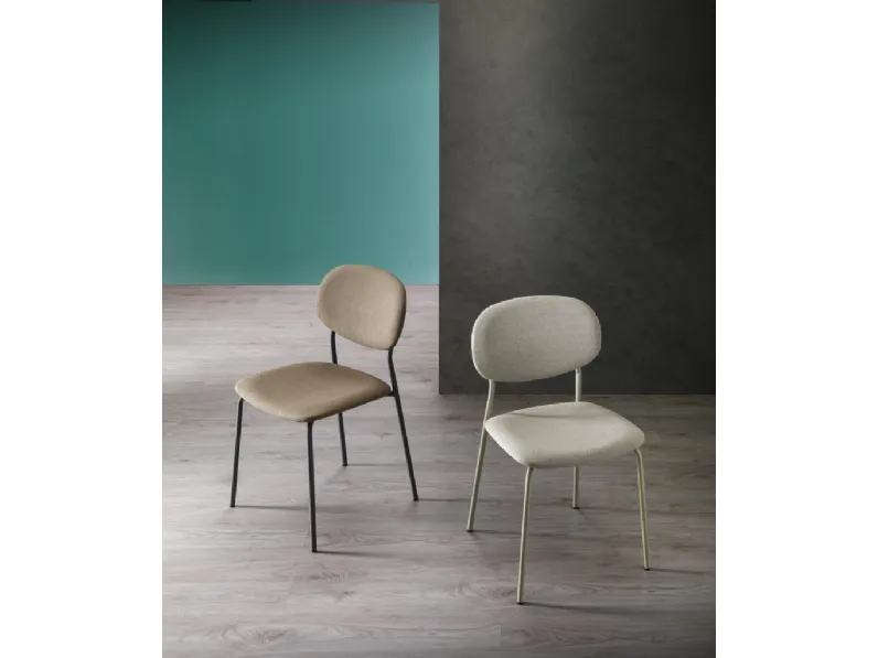 Sedia in tessuto Carmen di MaxHome