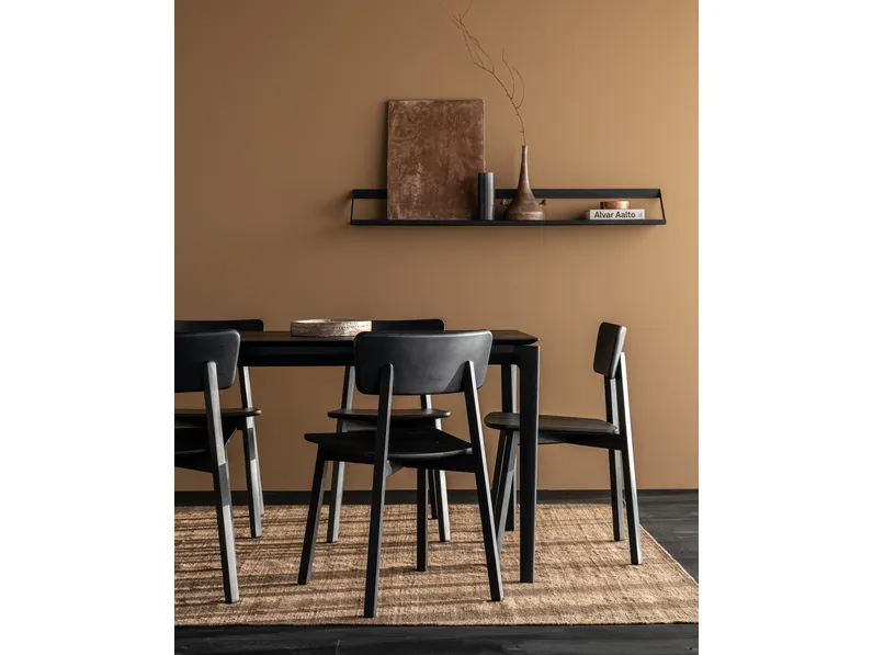 Sedia in rovere nero Casale di Ethnicraft