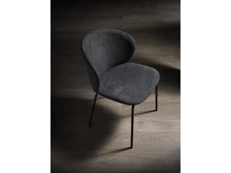 Sedia in tessuto Cassandra di MaxHome