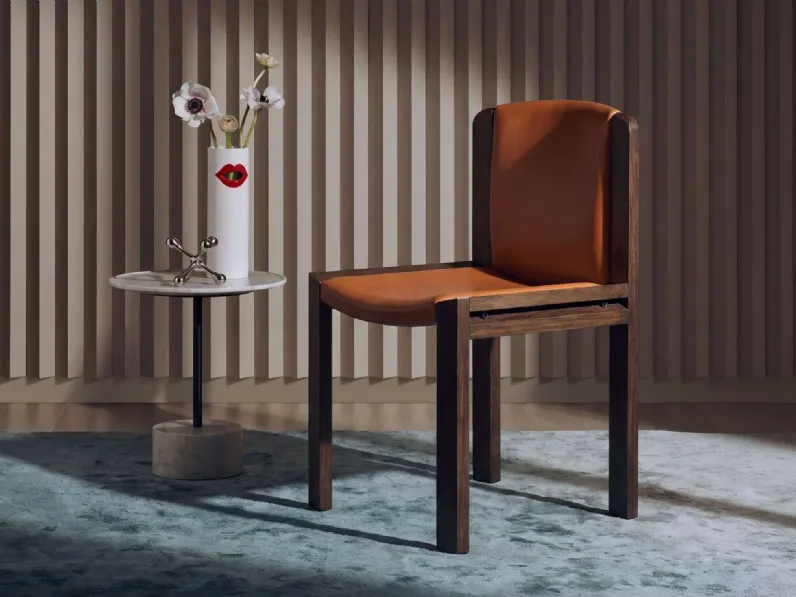 Sedia in pelle Chair 300 di Cassina