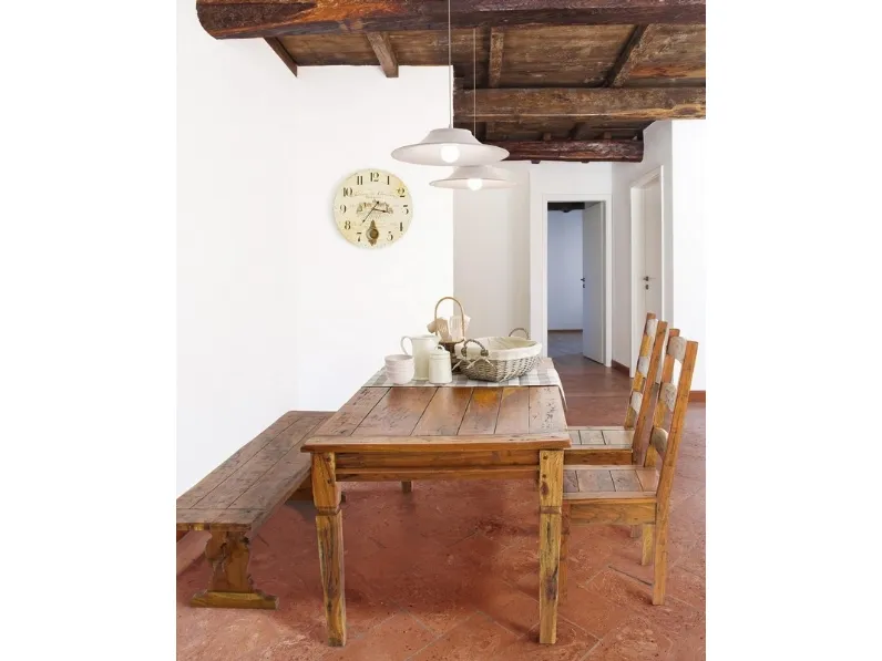 Sedia in legno d'acacia massiccio Chateaux di Bizzotto