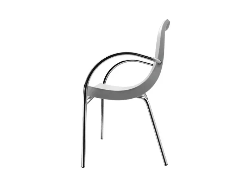 Sedia impilabile Chiacchiera di Casprini