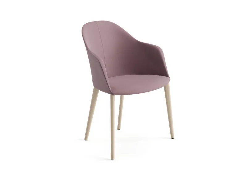 Sedia Cila in tessuto di Arper