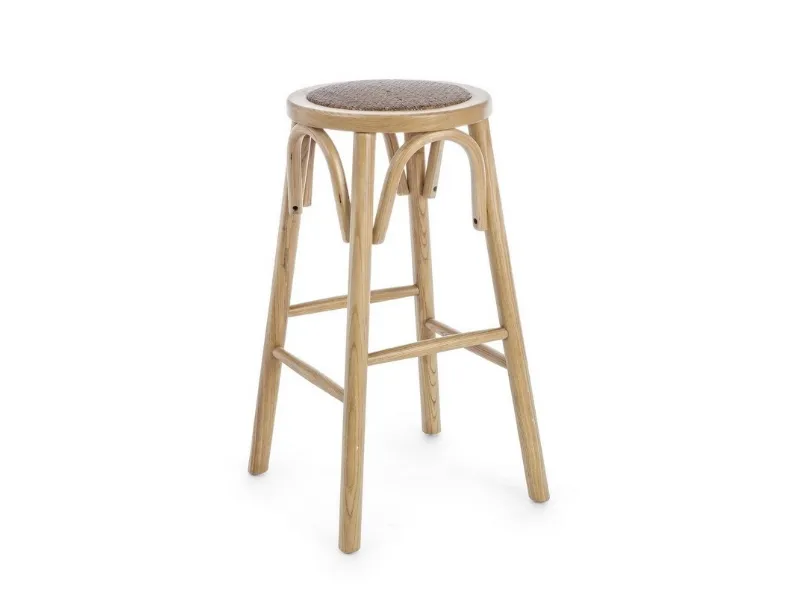 Sgabello in legno Circle di Bizzotto