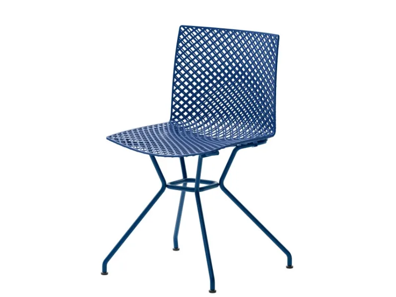 Sedia City TR in tecnopolimero con struttura in metallo di Veneta Cucine