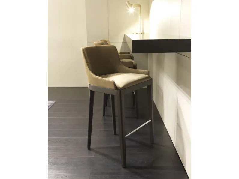 Sgabello imbottito Cleò di Misuraemme