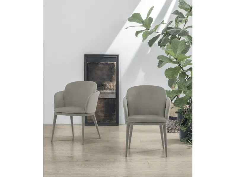 Sedia con braccioli Cleveland Poltroncina di Target Point