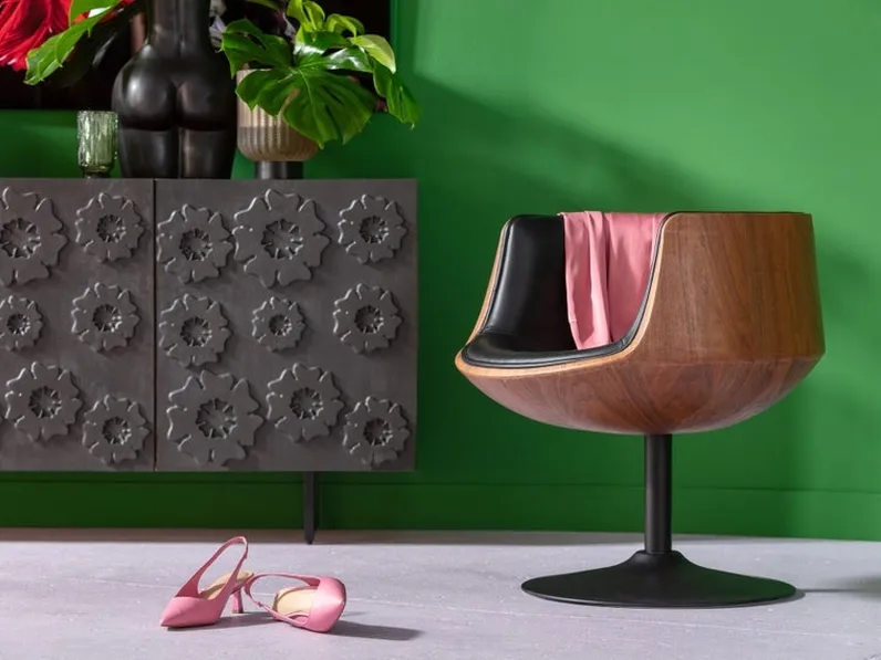 Sedia girevole Club di Kare Design