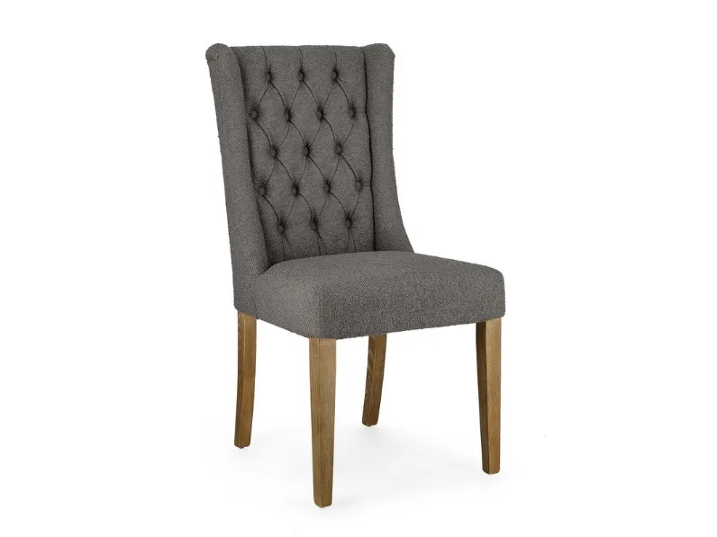 Sedia Columbia rivestita in tessuto di Bizzotto