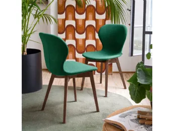 Elegante sedia in tessuto Ops! Soft di Connubia.