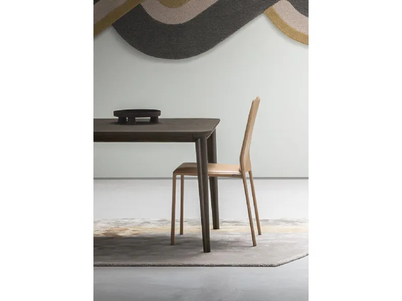 Sedia Corium in cuoio di  Alf Da Frè