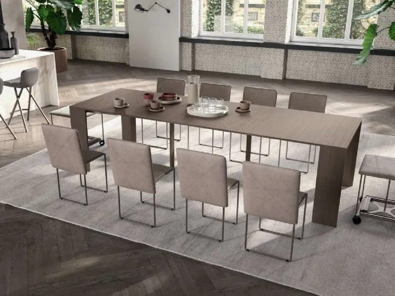 Sedia pieghevole in ecopelle Cubix di Ozzio