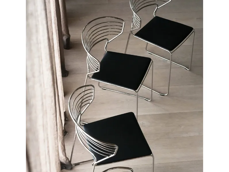 Sedia Koki Wire in acciaio di Desalto