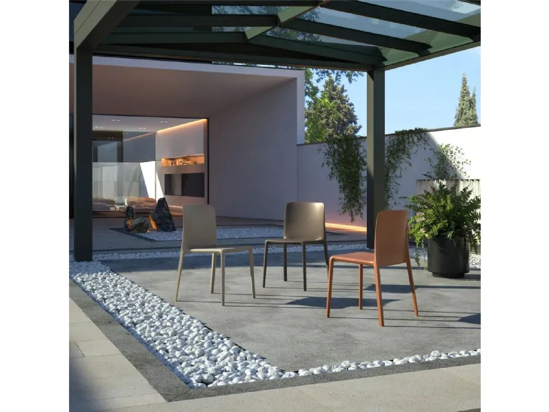 Sedia in polipropilene Lunea di Easyline