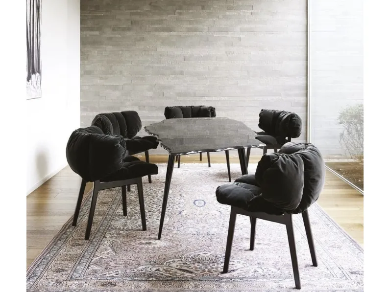 Sedia di design Blue Velvet di Edra