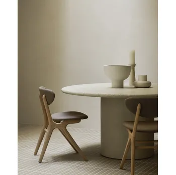 Sedia Eye in tessuto imbottito e rovere di Ethnicraft