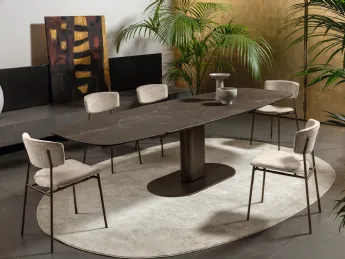 Sedia in tessuto Fifties di Calligaris.