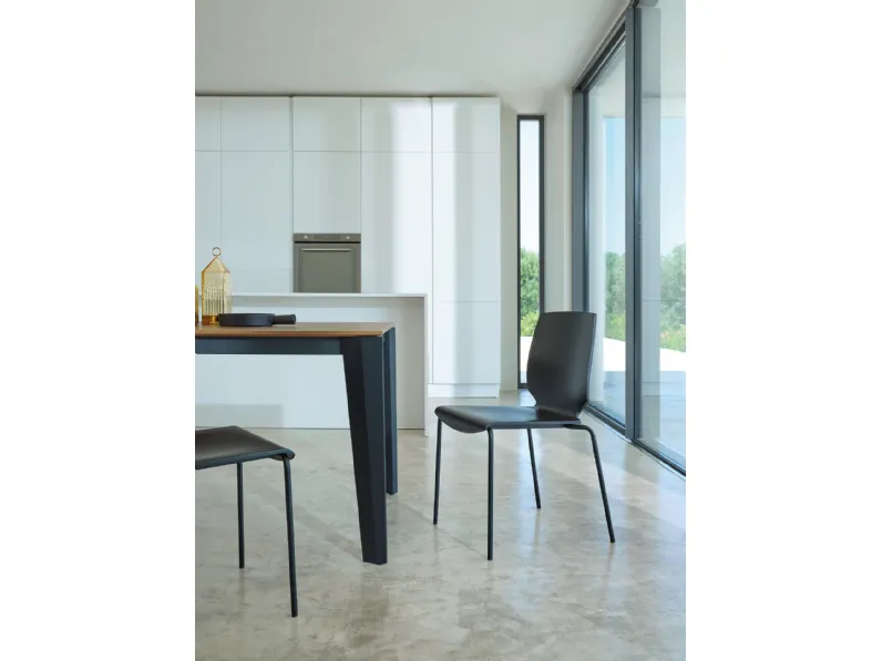 Sedia in legno Shell S149 di Friulsedie