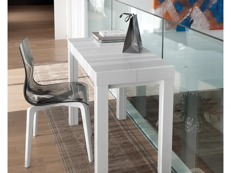 Sedia Gel in acrilico con gambe in legno di Domitalia