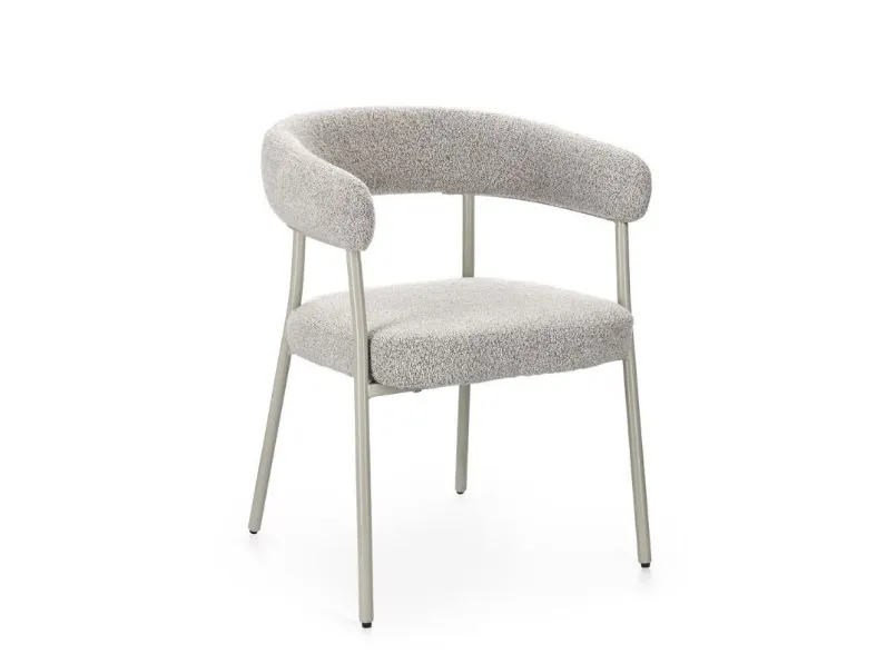 Sedia Giaele in tessuto imbottito di Bizzotto