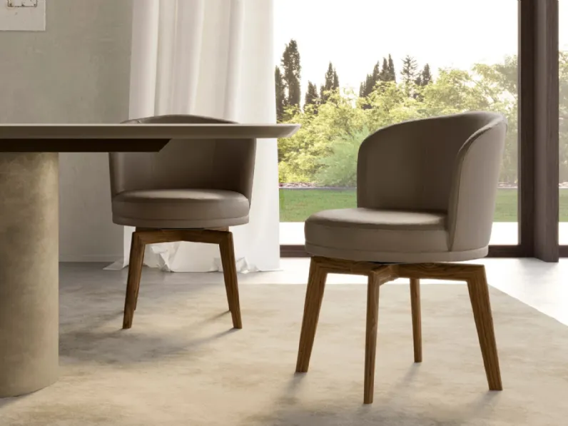 Sedia in tessuto Ginger di Eforma