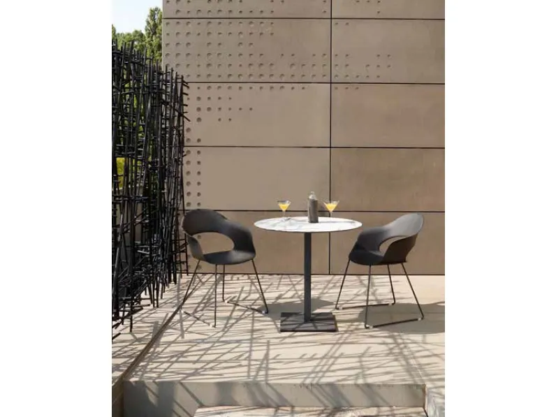 Sedia Golfo in tecnopolimero e acciaio di Eurosedia