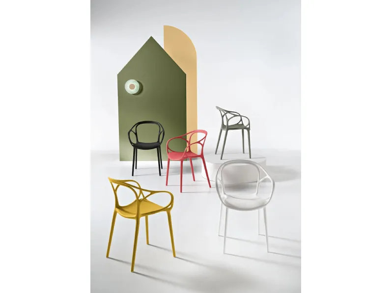 Sedia in polipropilene Hug di Ikone Casa