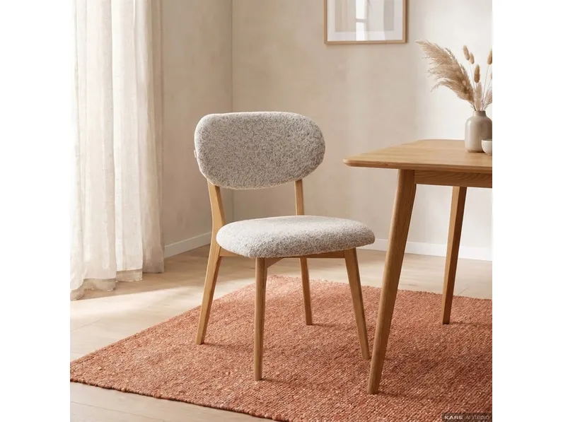 Sedia Ida in tessuto di Kare Design