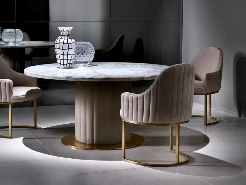 Sedia Isabel in tessuto imbottito di Daytona Home