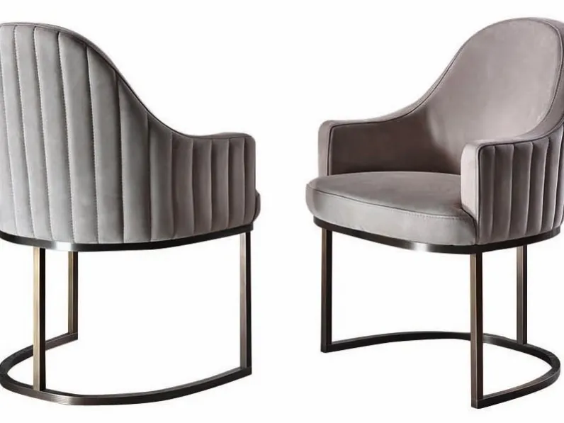 Sedia Isabel in tessuto imbottito di Daytona Home