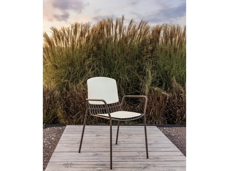 Sedia in metallo Jasmine di Altacom