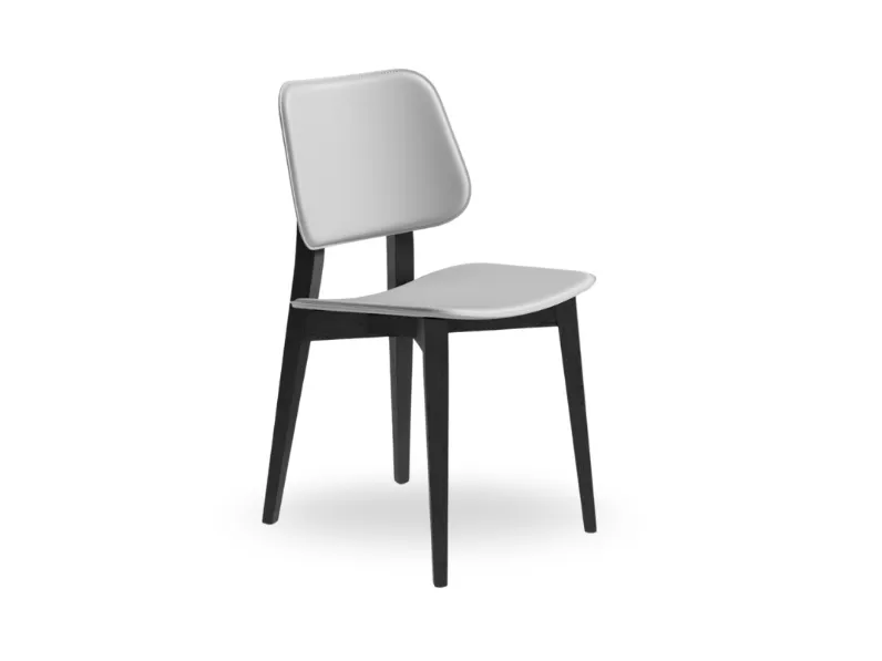 Sedia in cuoio Joe di Midj