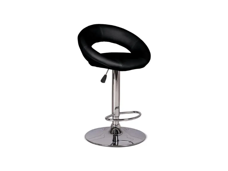 Sgabello regolabile in ecopelle Kolbi di Stones