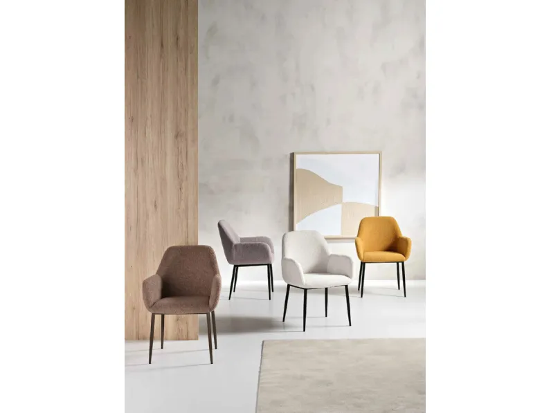 Sedia Lady in tessuto di Capodarte