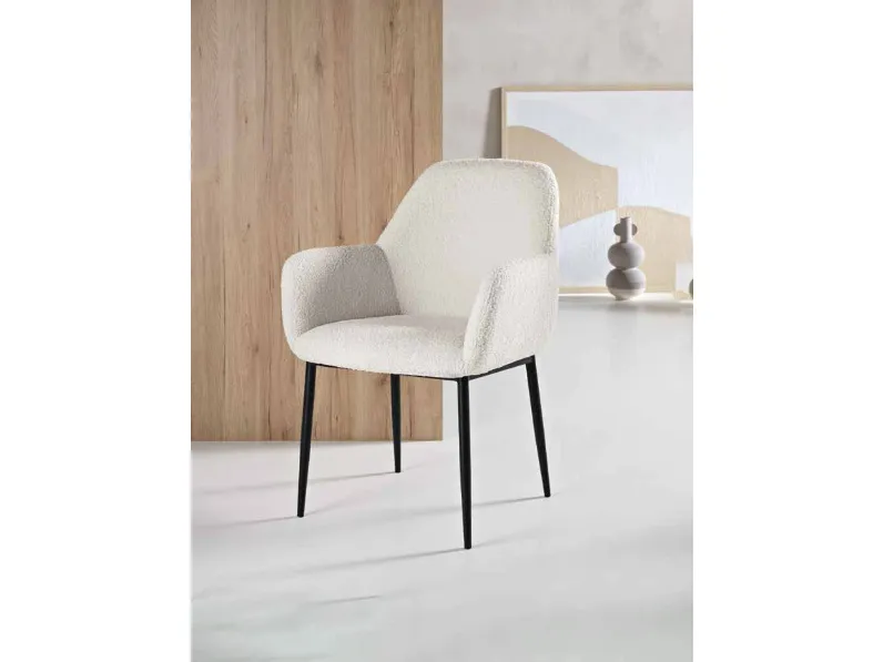 Sedia Lady in tessuto di Capodarte