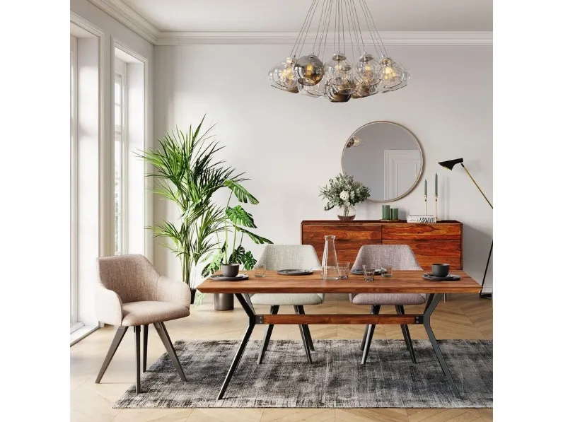 Sedia Lady Loco in tessuto imbottito di Kare Design