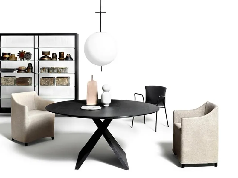 Sedia in tessuto Lady Pollack di De Padova