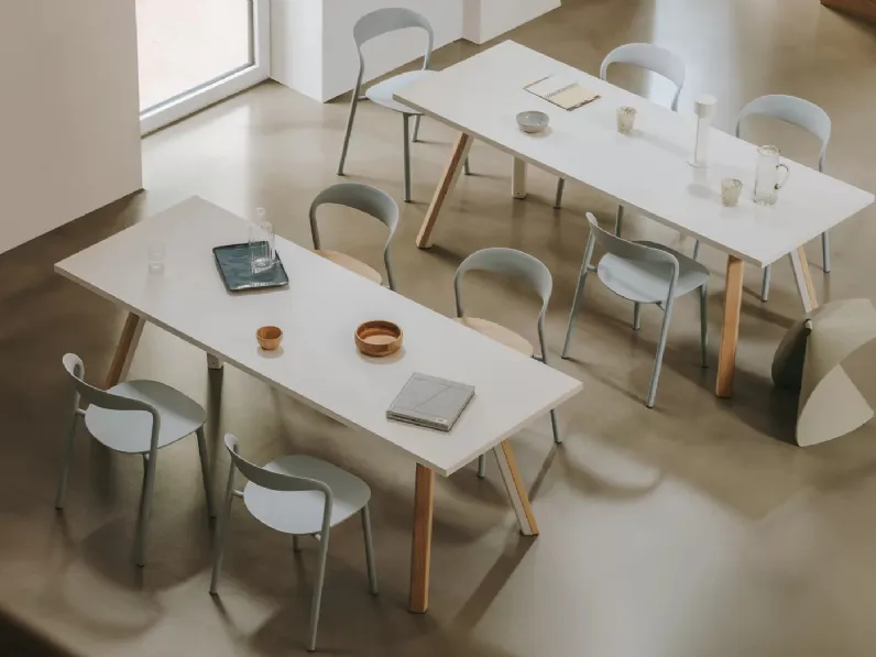 Sedia impilabile in polipropilene Hawi di LaPalma