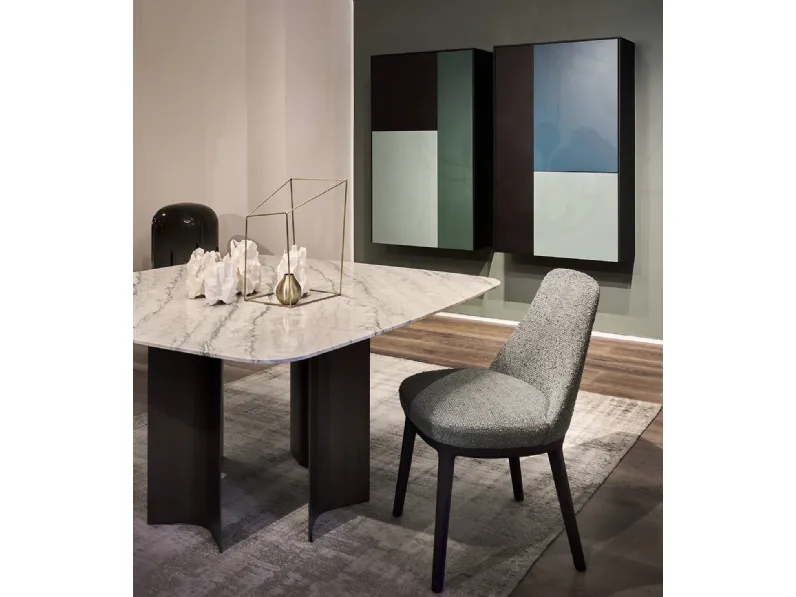 Sedia con struttura in legno Lucylle di Lema