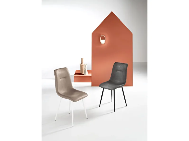 Sedia Lily in ecopelle di Ikone Casa