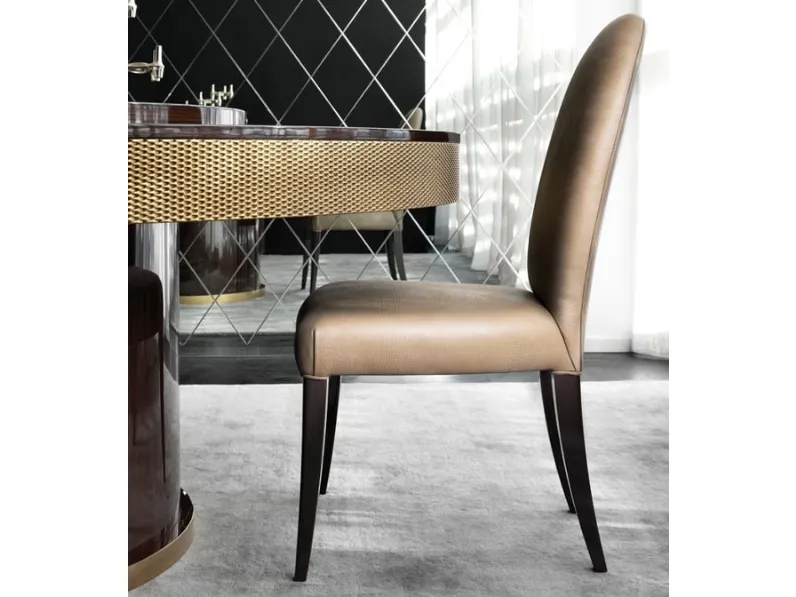 Sedia Liz in pelle di Daytona Home