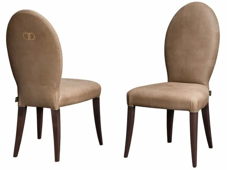 Sedia Liz in pelle di Daytona Home