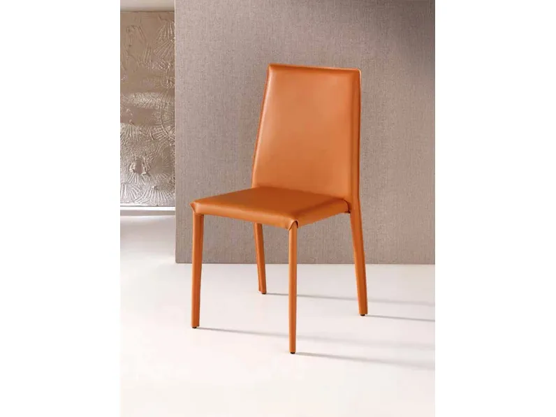 Sedia Lory in similcuoio di Capodarte