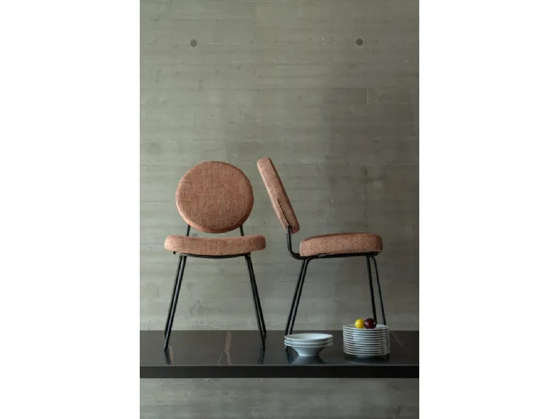 Sedia Louise in tessuto imbottito di Imperial Line