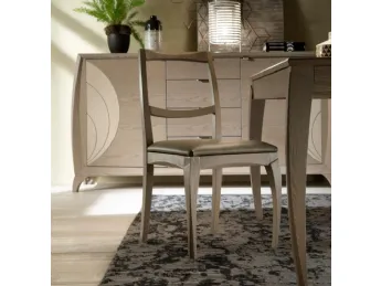 Luna art 5006 finitura Sabbia poro aperto con seduta imbottita