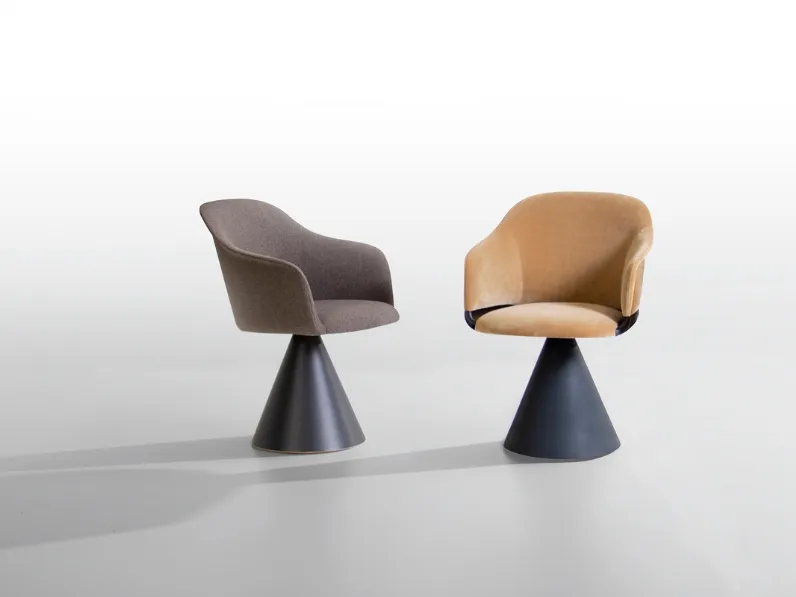 Sedia in tessuto Lyz di Potocco